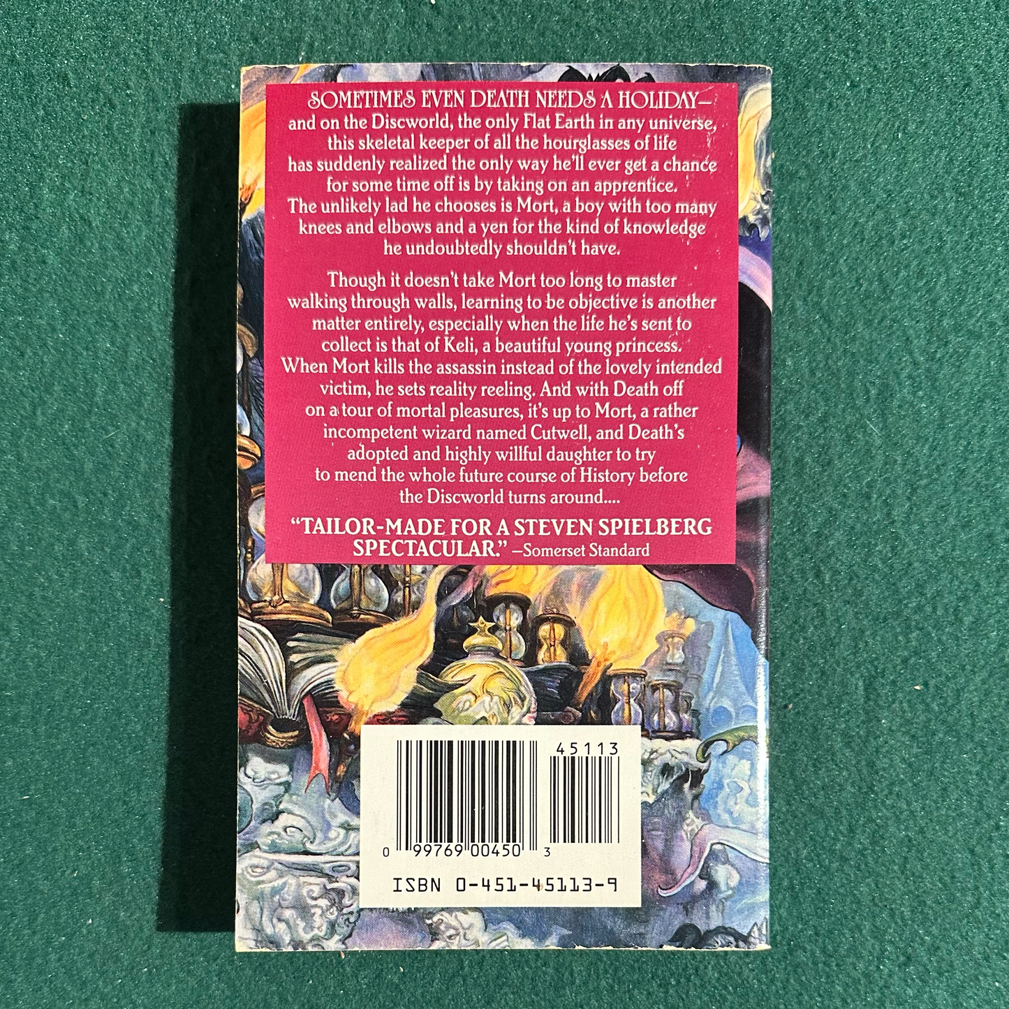 Vintage Fantasy Paperback: Terry Pratchett - Mort SECOND PRINTING