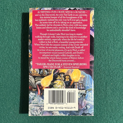 Vintage Fantasy Paperback: Terry Pratchett - Mort SECOND PRINTING