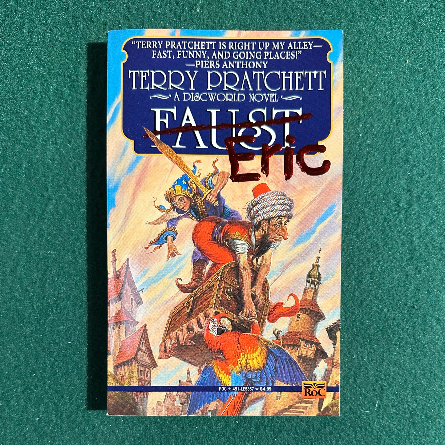 Vintage Fantasy Paperback: Terry Pratchett - Faust Eric FIRST PRINTING