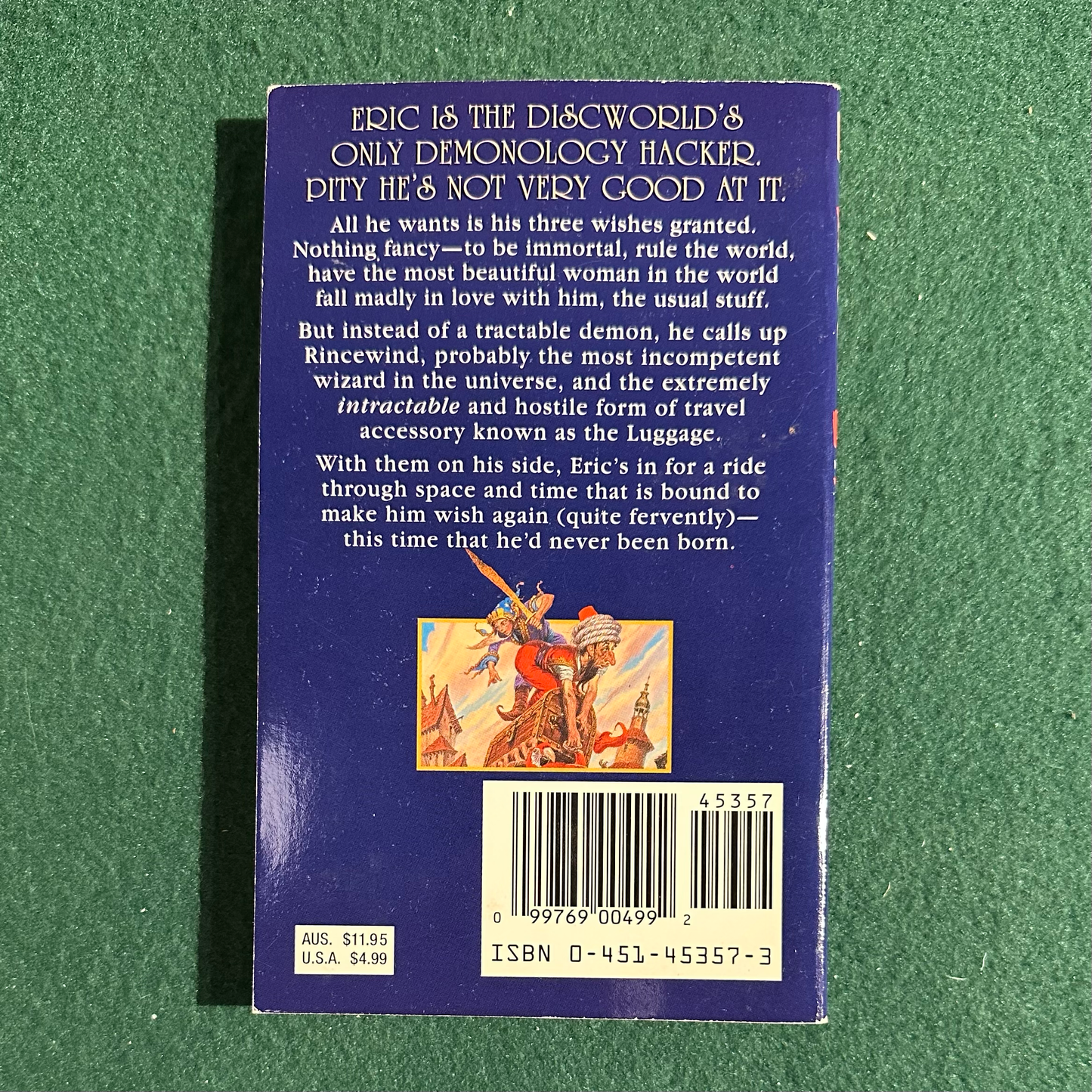 Vintage Fantasy Paperback: Terry Pratchett - Faust Eric FIRST PRINTING