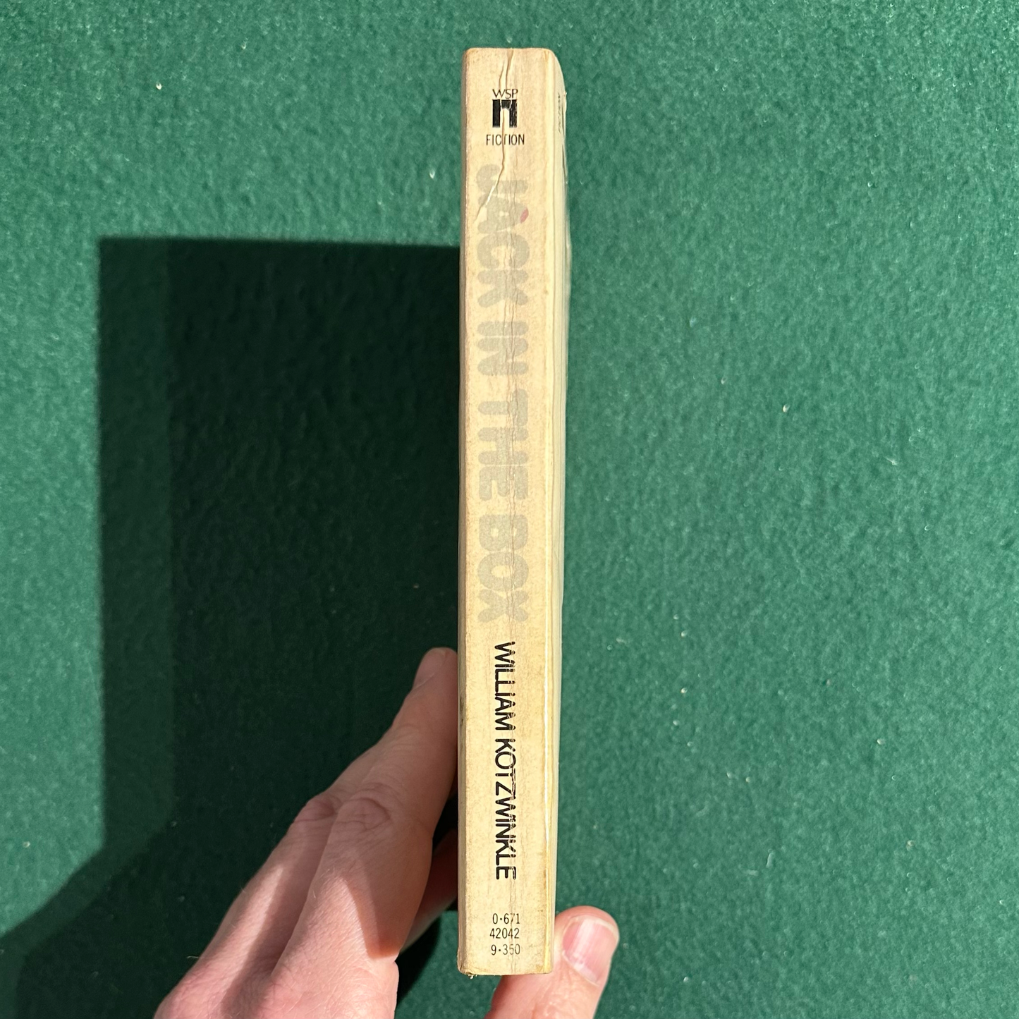 Vintage Fiction Paperback: William Kotzwinkle - Jack in the Box SIGNED FIRST PRINTING