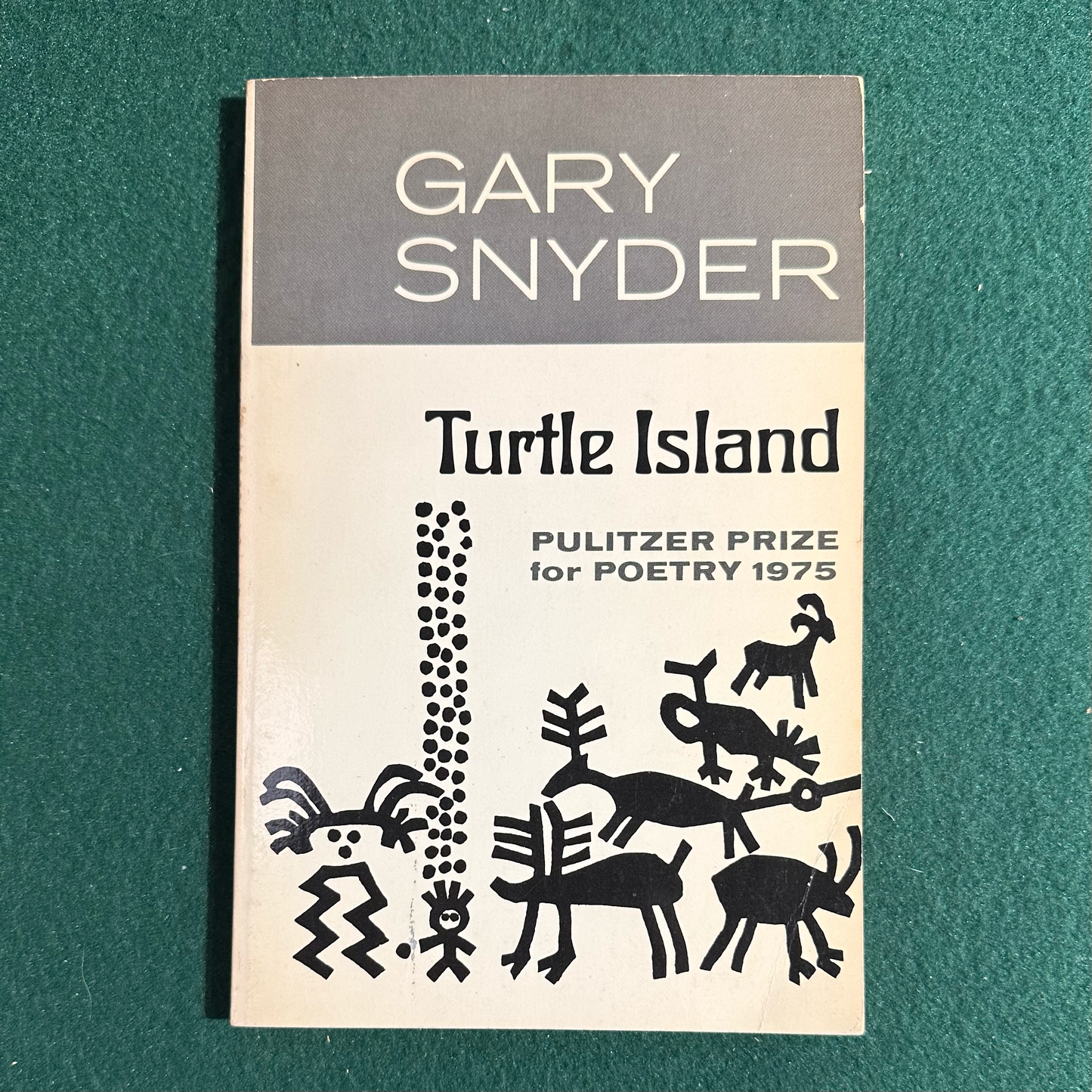 Vintage Poetry Paperback: Gary Snyder - Turtle Island SIGNED SEVENTH PRINTING