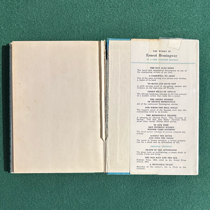 Vintage Fiction Hardback: Ernest Hemingway - To Have and Have Not