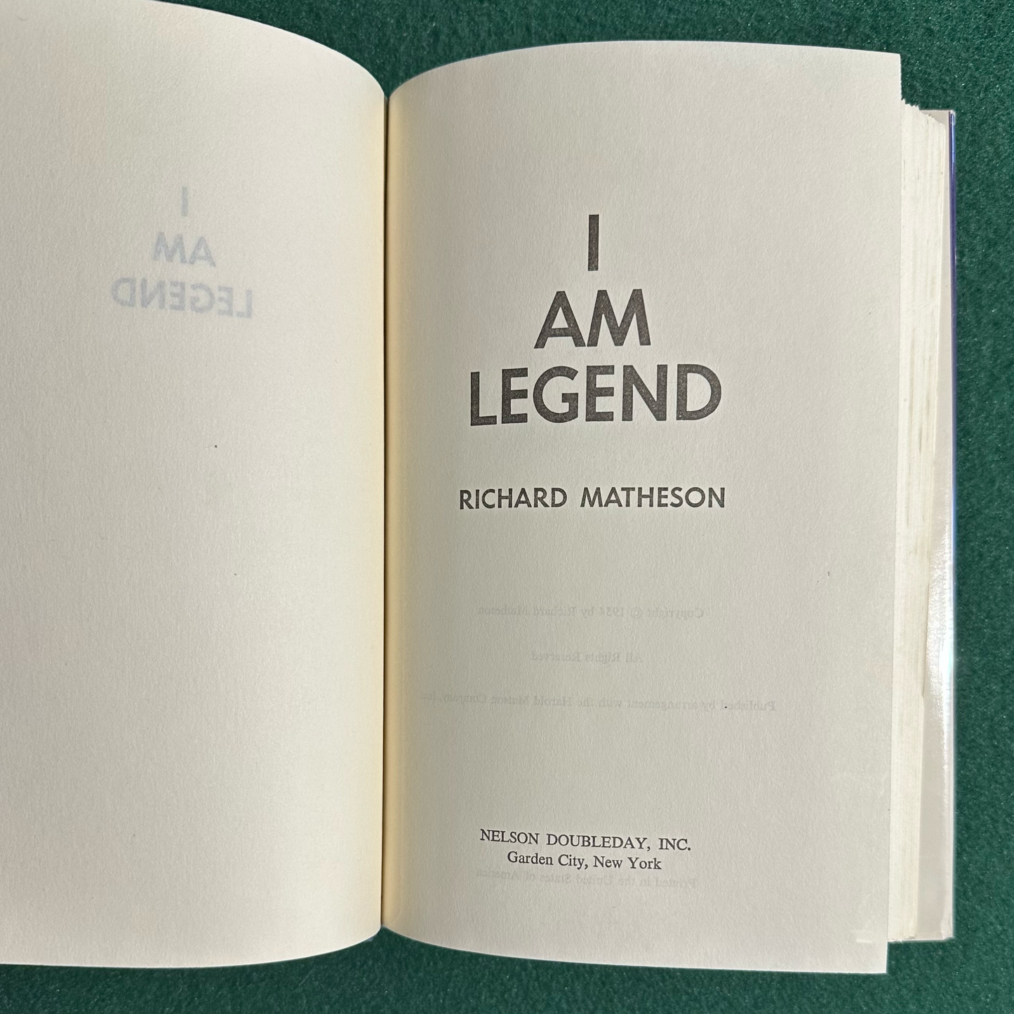 Vintage Horror Hardback: Richard Matheson - I Am Legend BCE