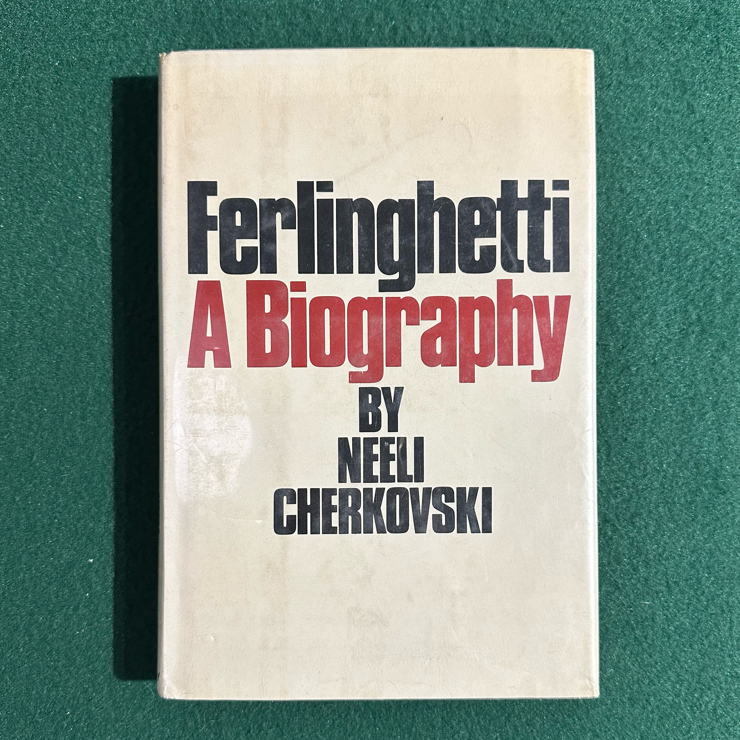 Vintage Non-Fiction Hardback: Neeli Cherkovski - Ferlinghetti: A Biography FIRST EDITION