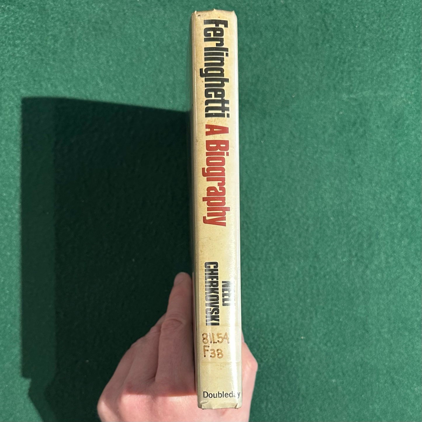 Vintage Non-Fiction Hardback: Neeli Cherkovski - Ferlinghetti: A Biography FIRST EDITION