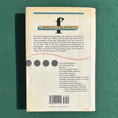 Vintage Non-Fiction Hardback: Barry Silesky - Ferlinghetti: The Artist in His Time FIRST EDITION