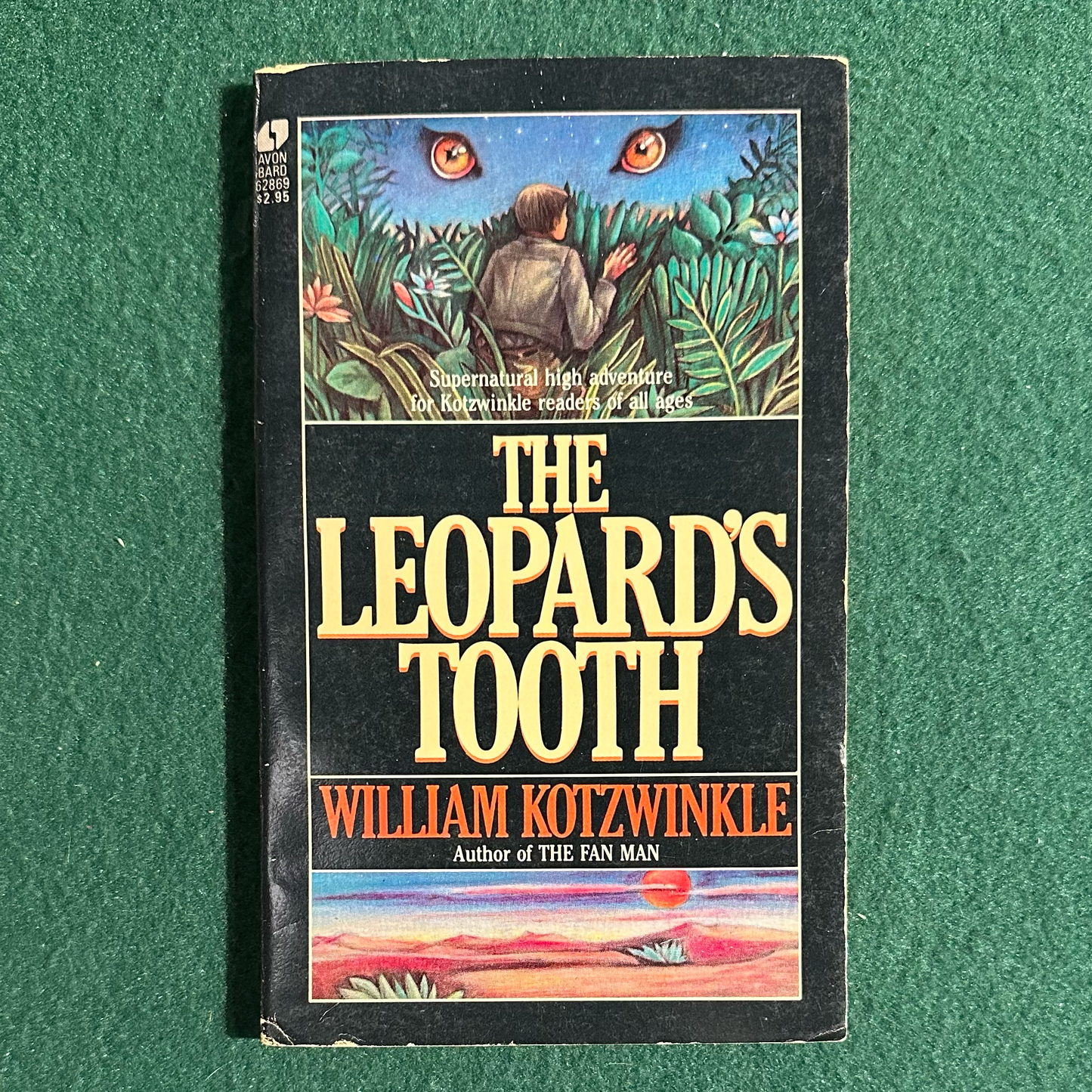 Vintage Fiction Paperback: William Kotzwinkle - The Leopard's Tooth SIGNED