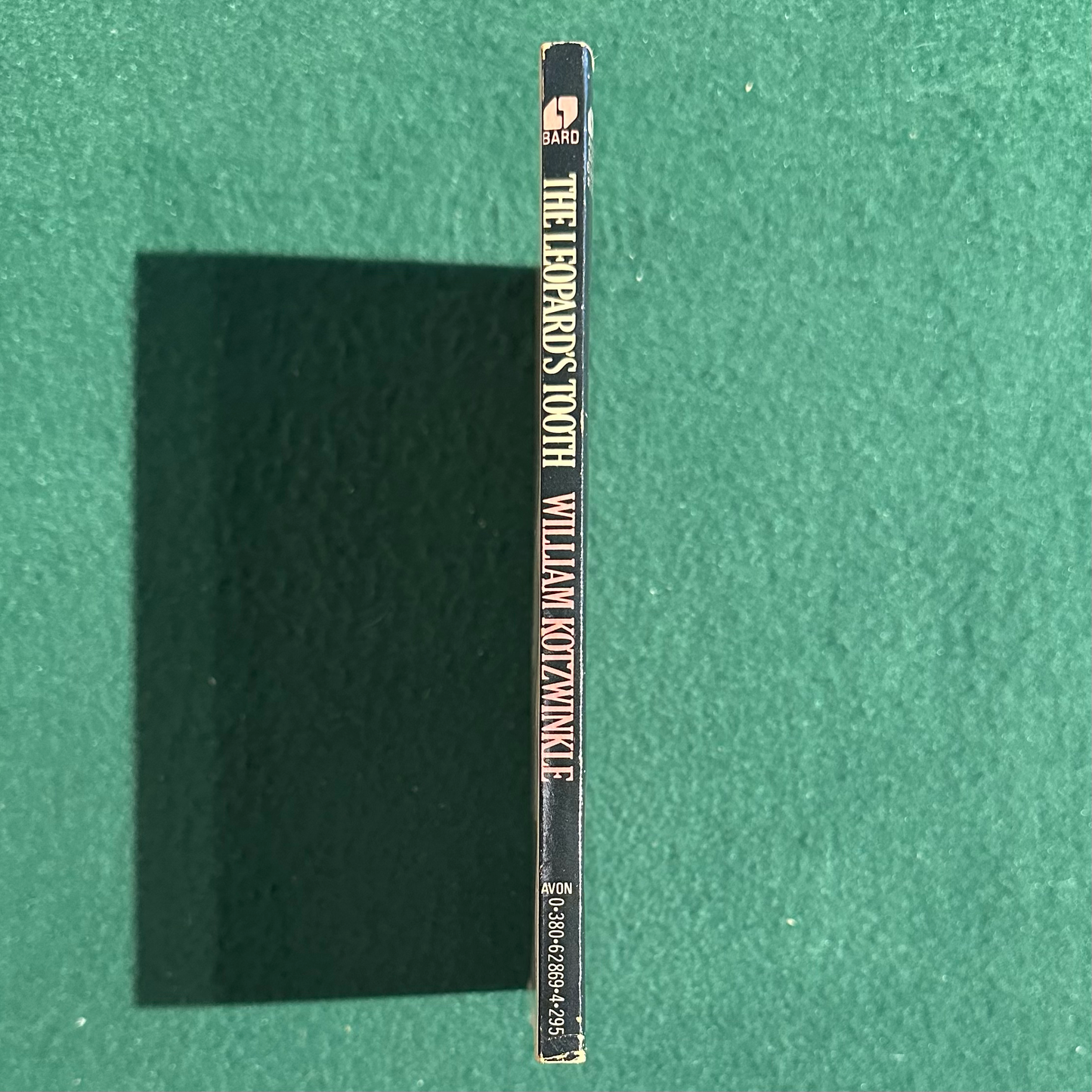 Vintage Fiction Paperback: William Kotzwinkle - The Leopard's Tooth SIGNED