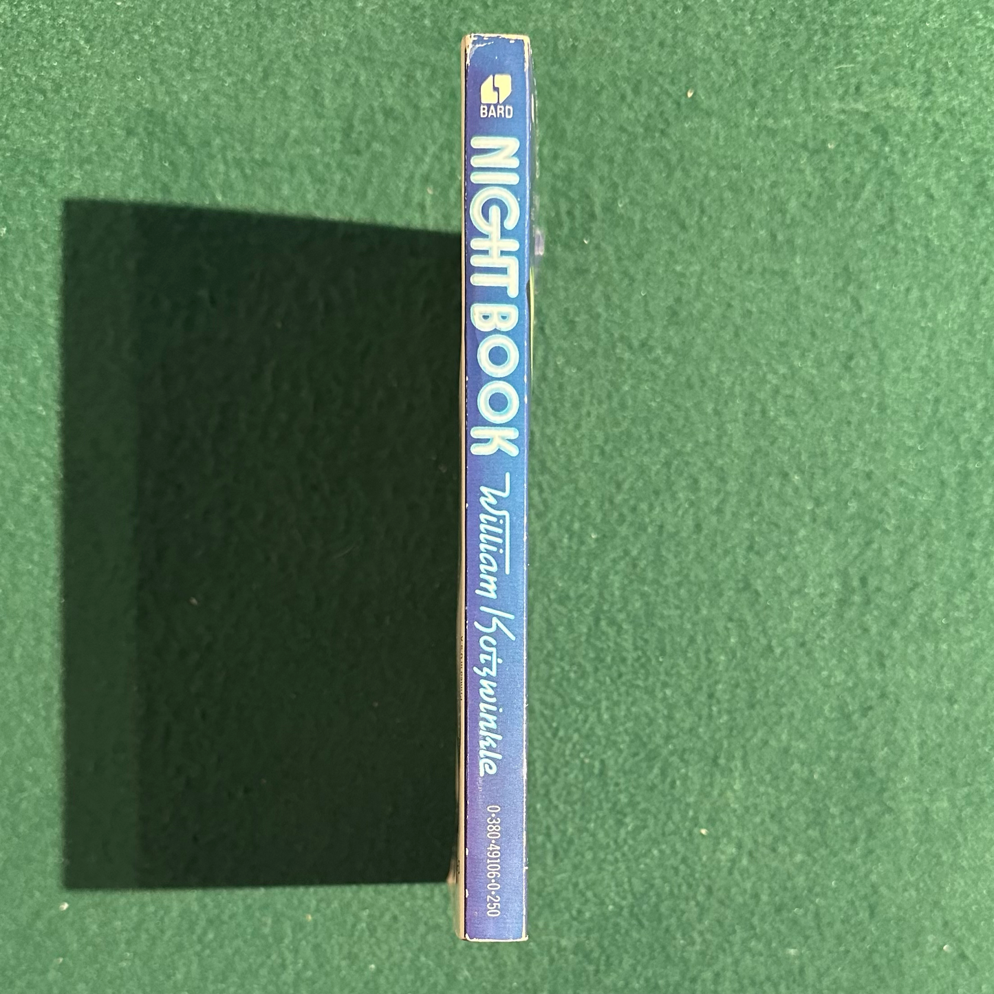 Vintage Fiction Paperback: William Kotzwinkle - Nightbook SIGNED FIRST PRINTING