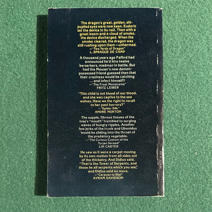 Vintage Fantasy Paperback: Flashing Swords #3: Warriors and Wizards, Edited by Lin Carter FIRST PRINTING