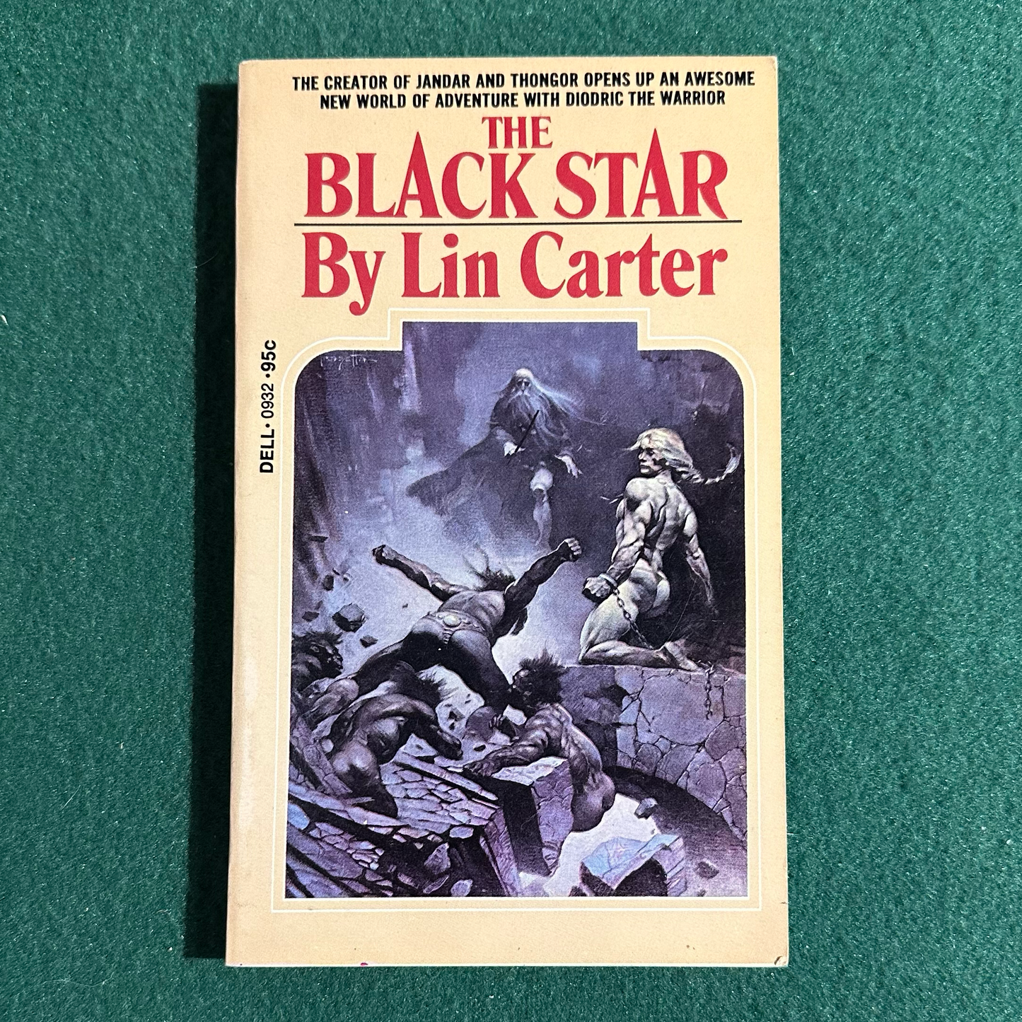Vintage Fantasy Paperback: Lin Carter - The Black Star FIRST PRINTING