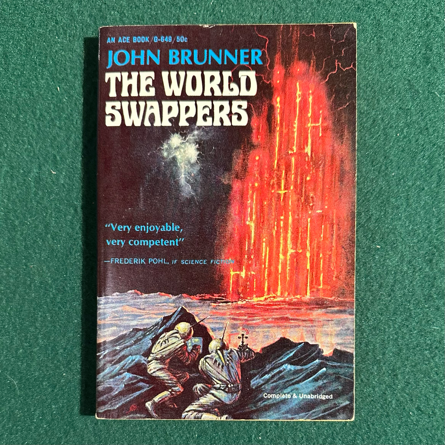 Vintage Sci-Fi Paperback: John Brunner - The World Swappers