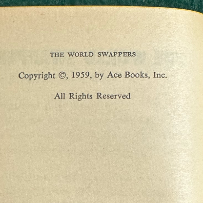 Vintage Sci-Fi Paperback: John Brunner - The World Swappers