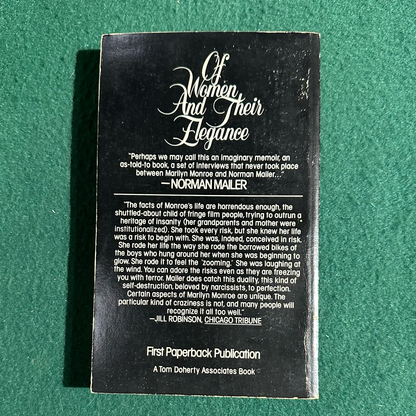 Vintage Fiction Paperback: Norman Mailer - Of Women and Their Elegance FIRST PRINTING