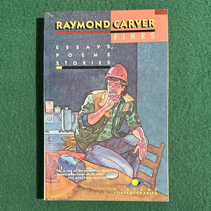 Vintage Poetry Paperback: Raymond Carver - Fires: Essays, Poems, Stories FIRST PRINT
