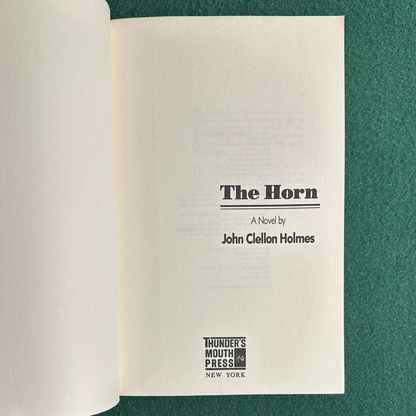 Vintage Fiction Paperback: John Clellon Holmes - The Horn