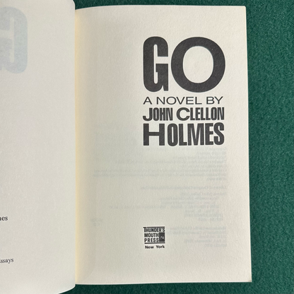 Vintage Fiction Paperback: John Clellon Holmes - Go