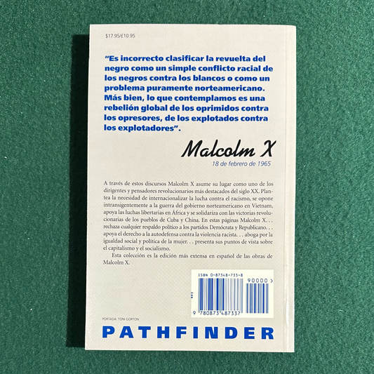 Vintage Non-Fiction Paperback: Habla Malcom X FIRST EDITION (Spanish Language)