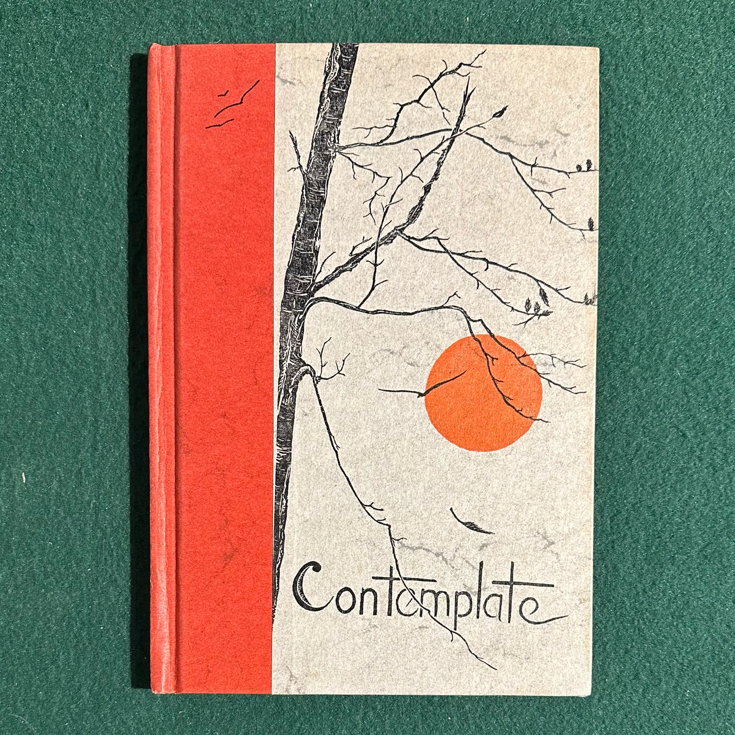 Vintage Poetry Hardback: Gwen Frostic - Contemplate SIGNED FIRST EDITION