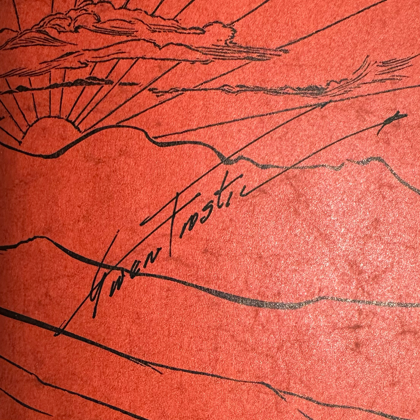 Vintage Poetry Hardback: Gwen Frostic - Contemplate SIGNED FIRST EDITION