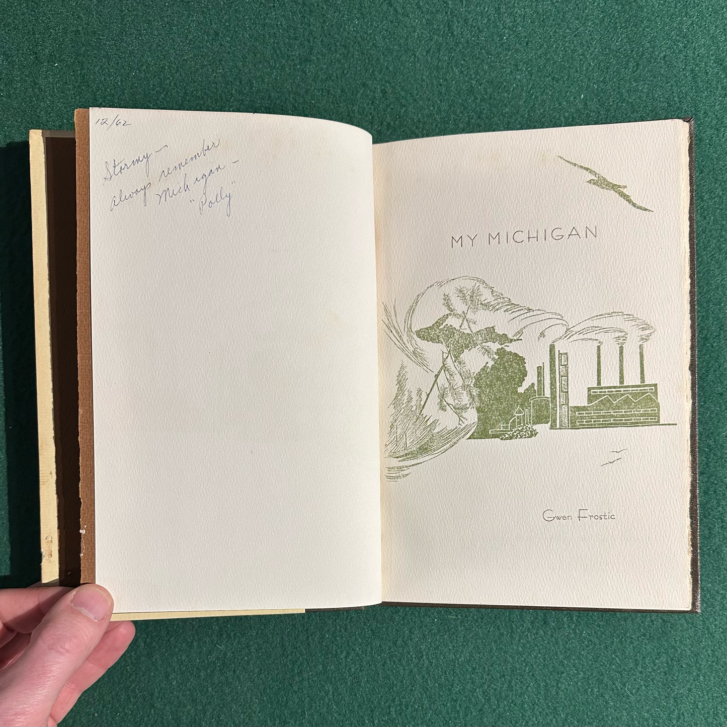 Vintage Poetry Hardback: Gwen Frostic - My Michigan
