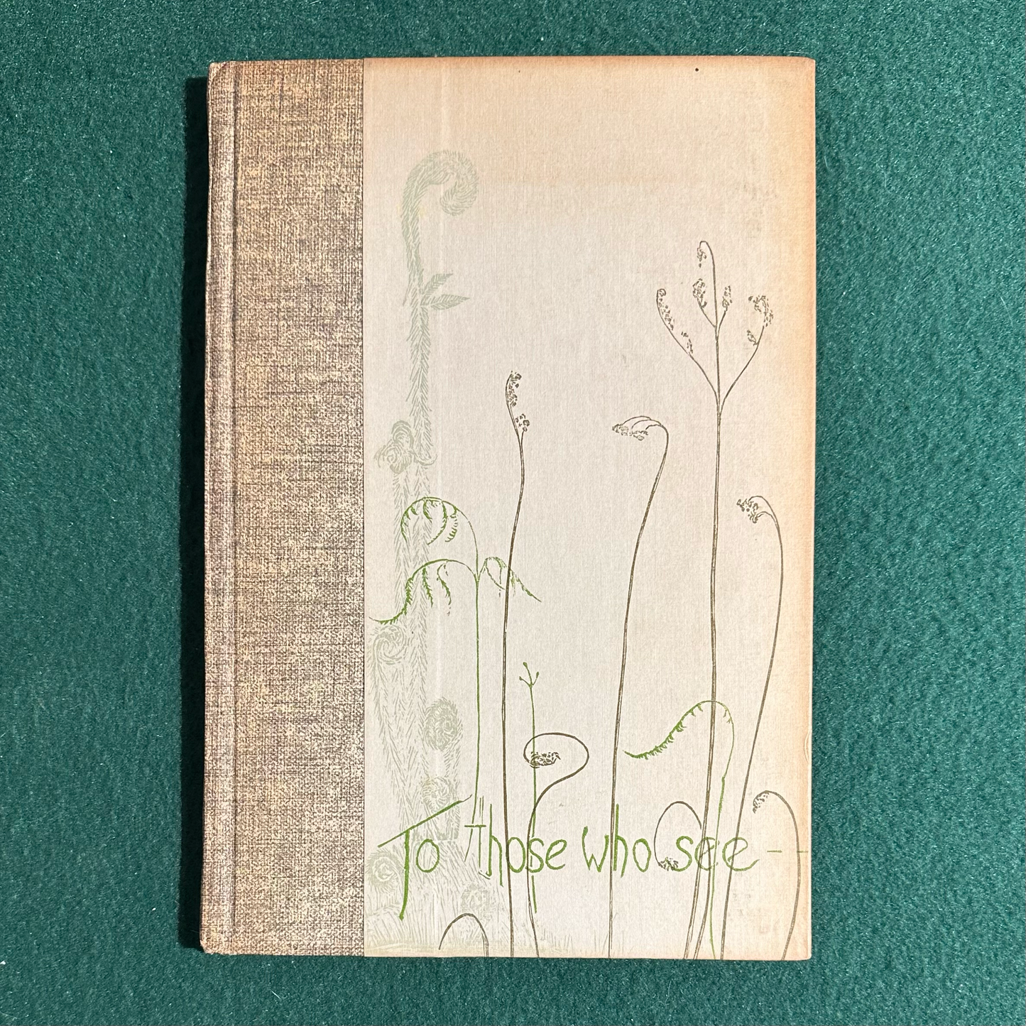 Vintage Poetry Hardback: Gwen Frostic - To Those Who See