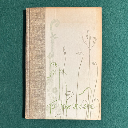 Vintage Poetry Hardback: Gwen Frostic - To Those Who See