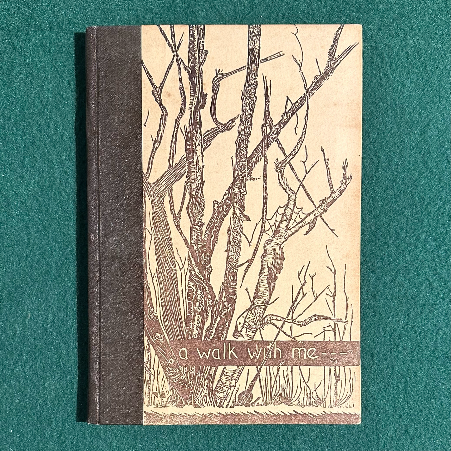 Vintage Poetry Hardback: Gwen Frostic - A Walk With Me
