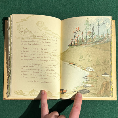 Vintage Poetry Hardback: Gwen Frostic - A Walk With Me