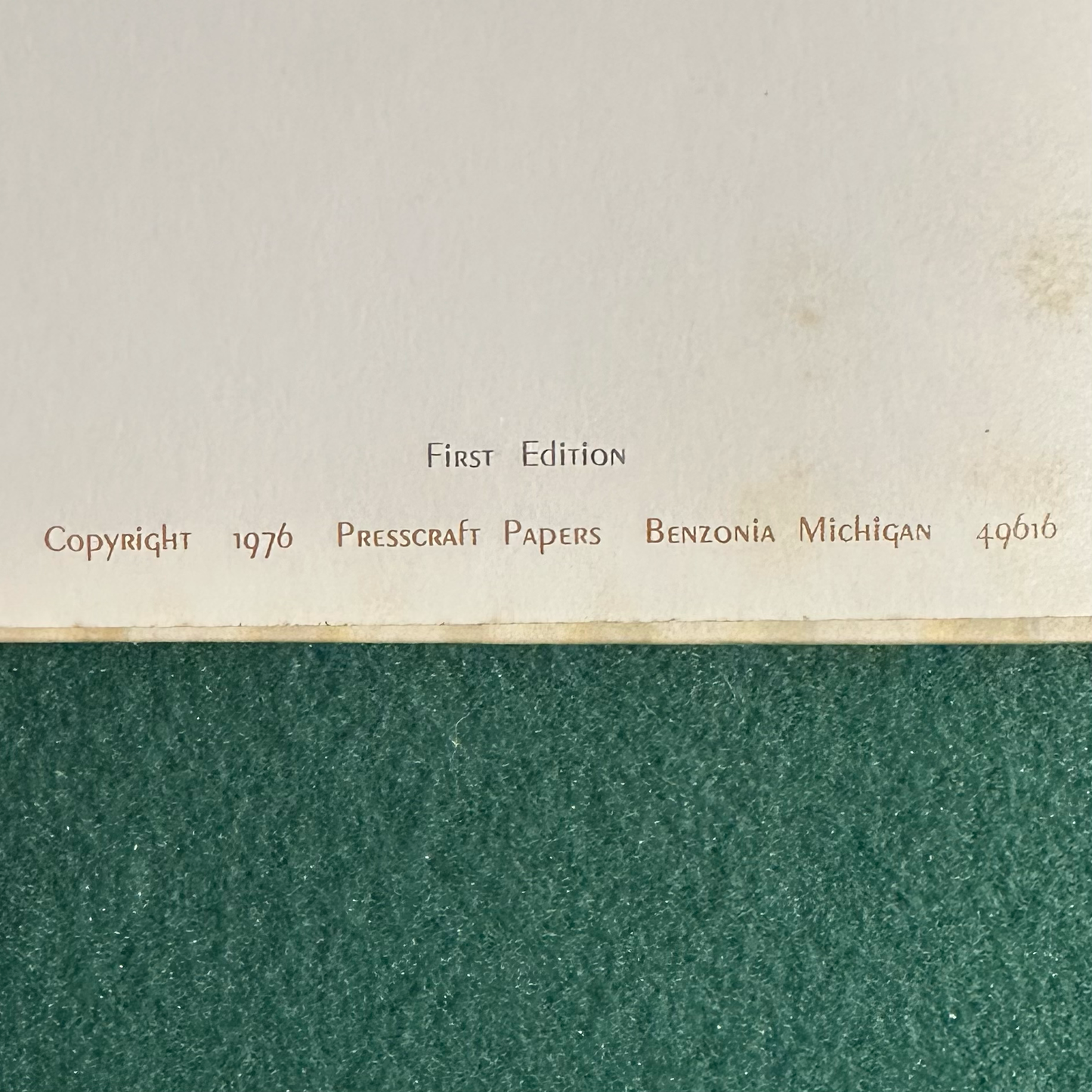 Vintage Poetry Hardback: Gwen Frostic - The Enduring Cosmos FIRST EDITION