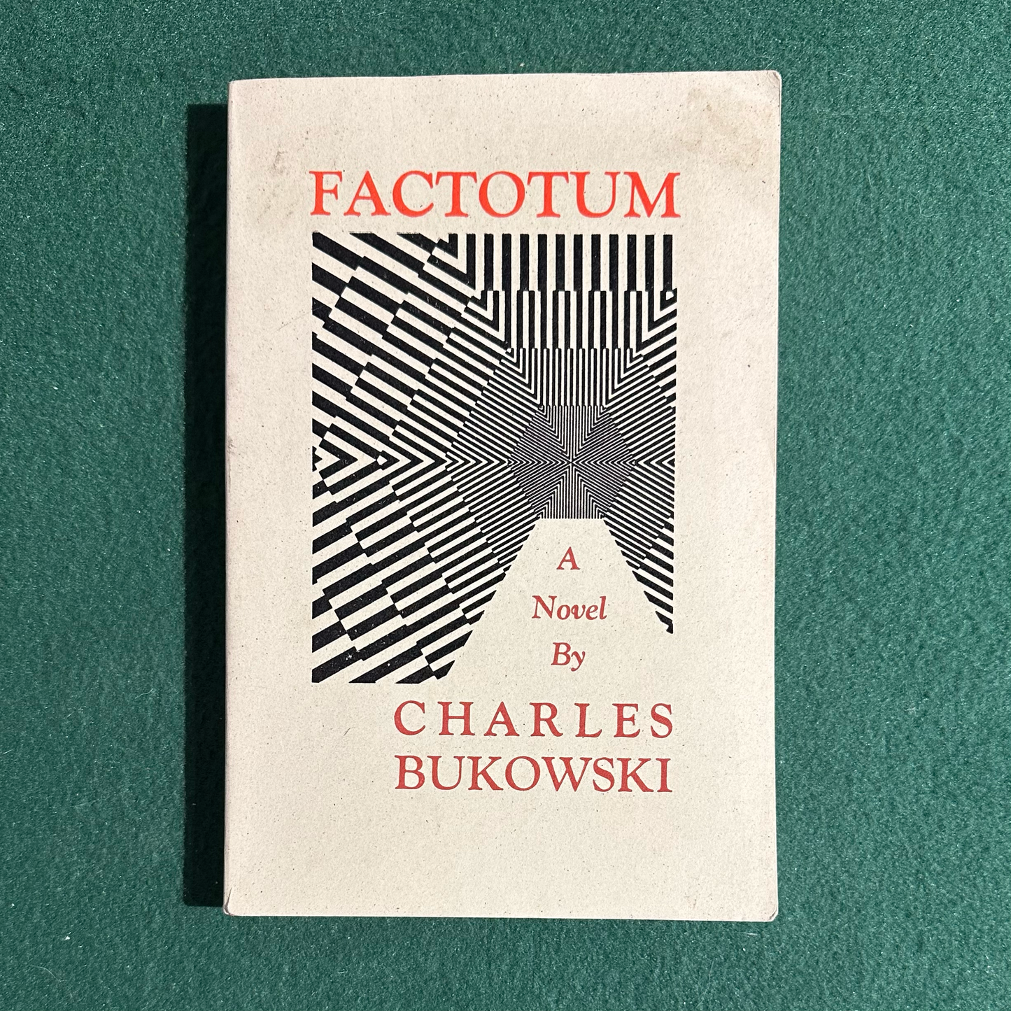 Vintage Fiction Paperback: Charles Bukowski - Factotum