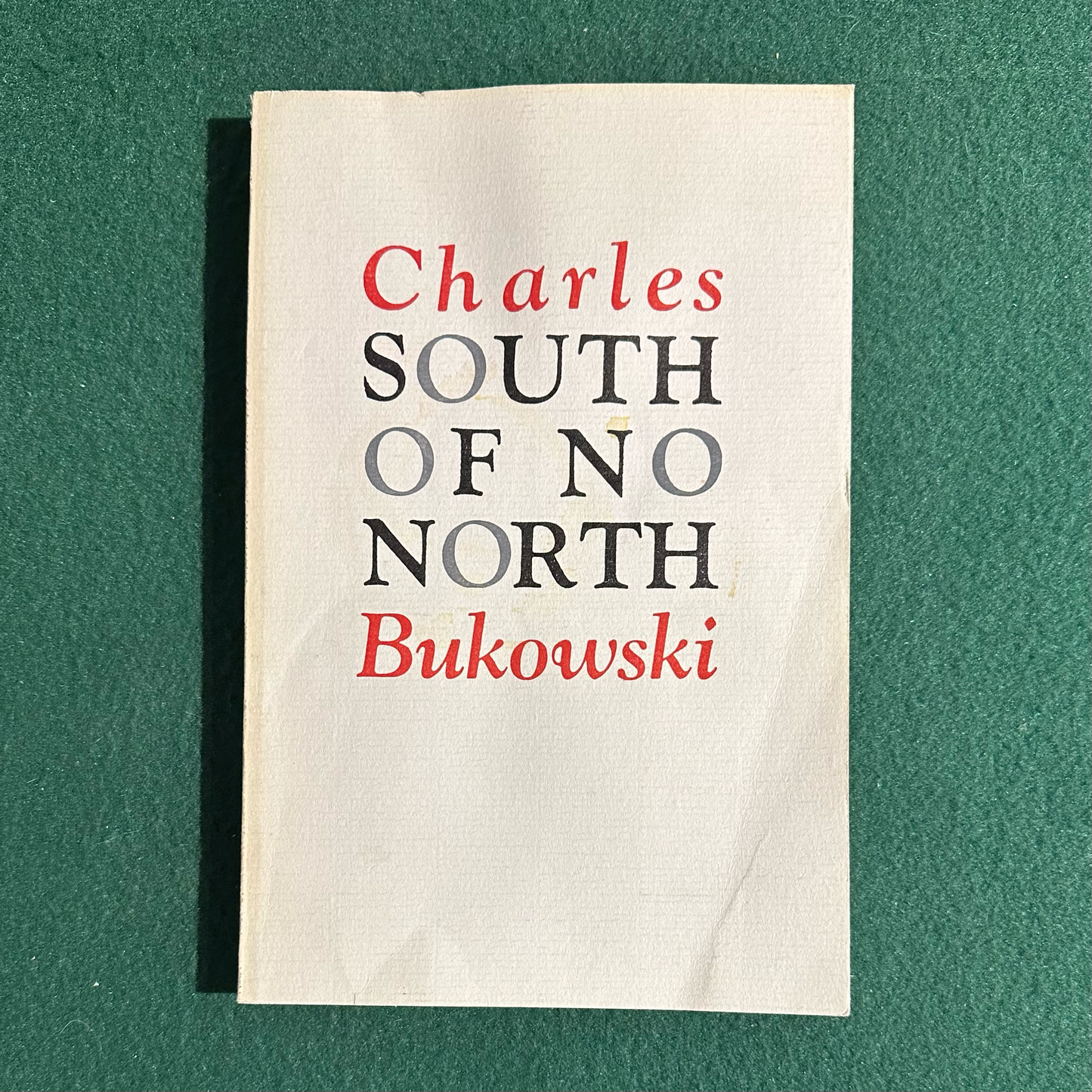 Vintage Poetry Paperback: Charles Bukowski - South of No North