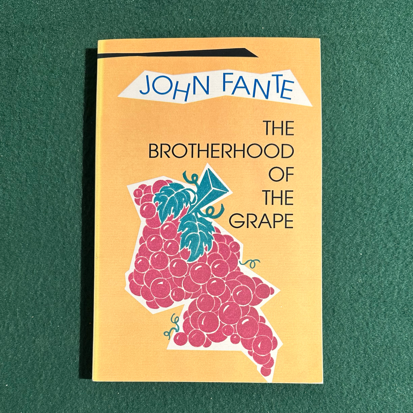 Fiction Paperback: John Fante - The Brotherhood of the Grape FIRST PRINT