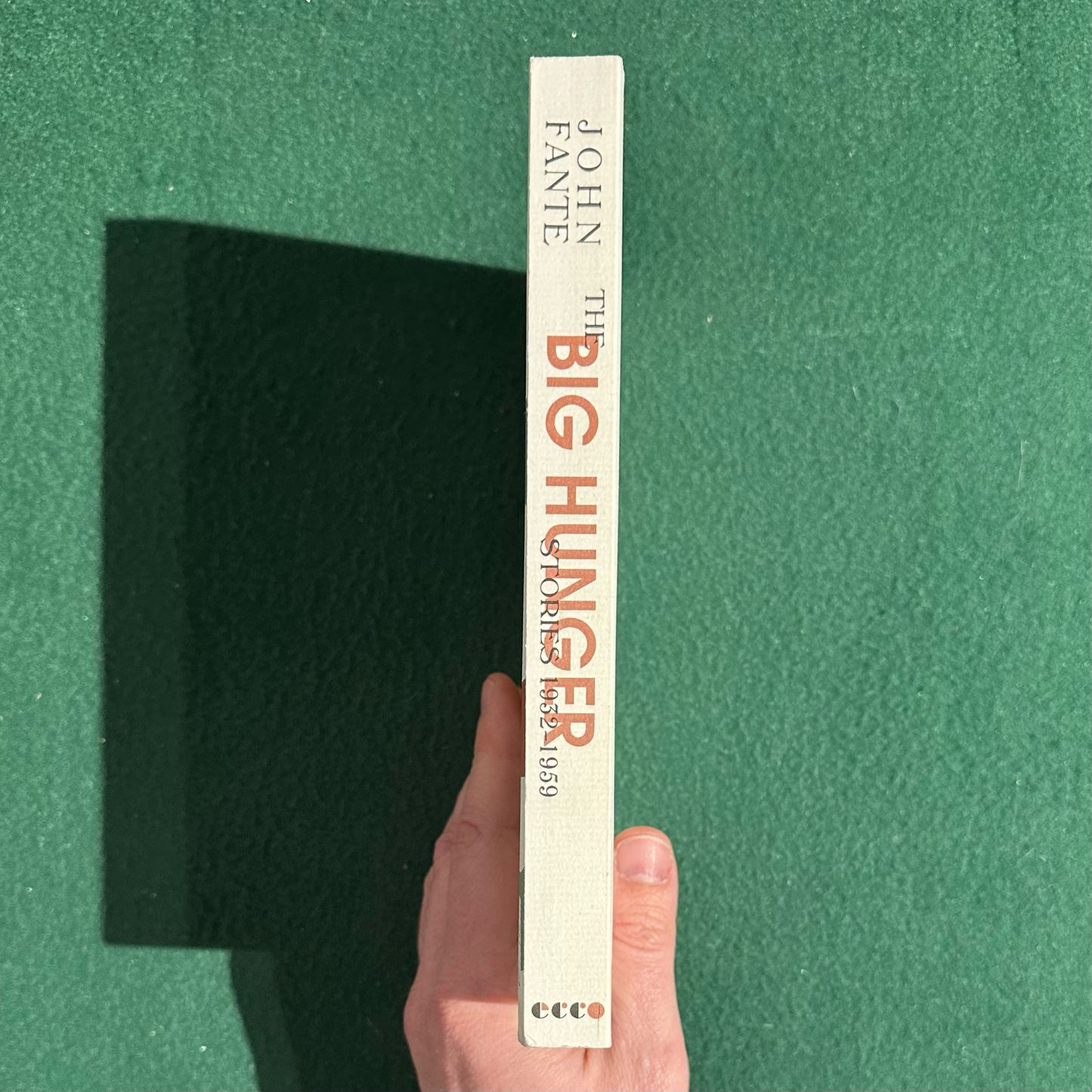 Fiction Paperback: John Fante - The Big Hunger: Stories 1932-1959 SECOND PRINT