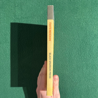 Fiction Paperback: John Fante & H L Mencken - A Personal Correspondence 1930-1952 FIRST PRINT