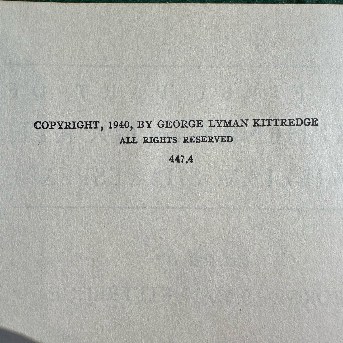 Vintage Fiction Hardback: William Shakespeare - The First Part of King Henry the Fourth