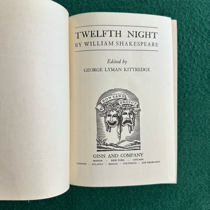 Vintage Fiction Hardback: William Shakespeare - Twelfth Night