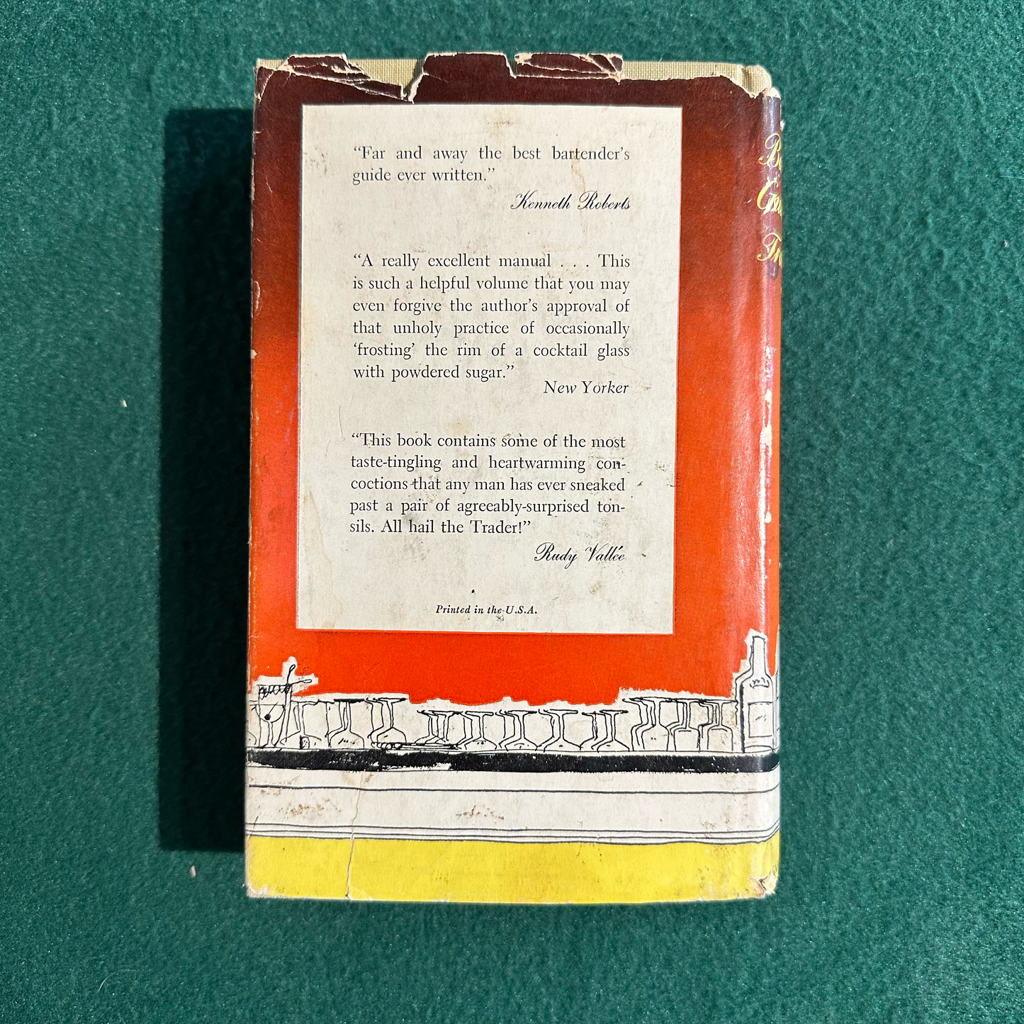 Vintage Cocktail Hardback: Bartender's Guide by Trader Vic