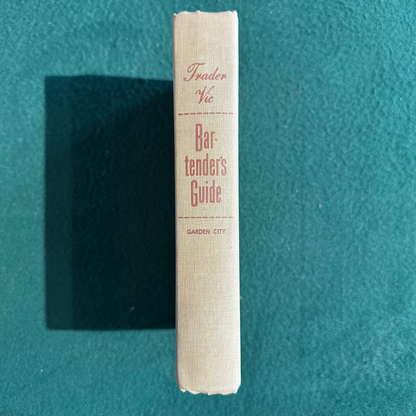 Vintage Cocktail Hardback: Bartender's Guide by Trader Vic