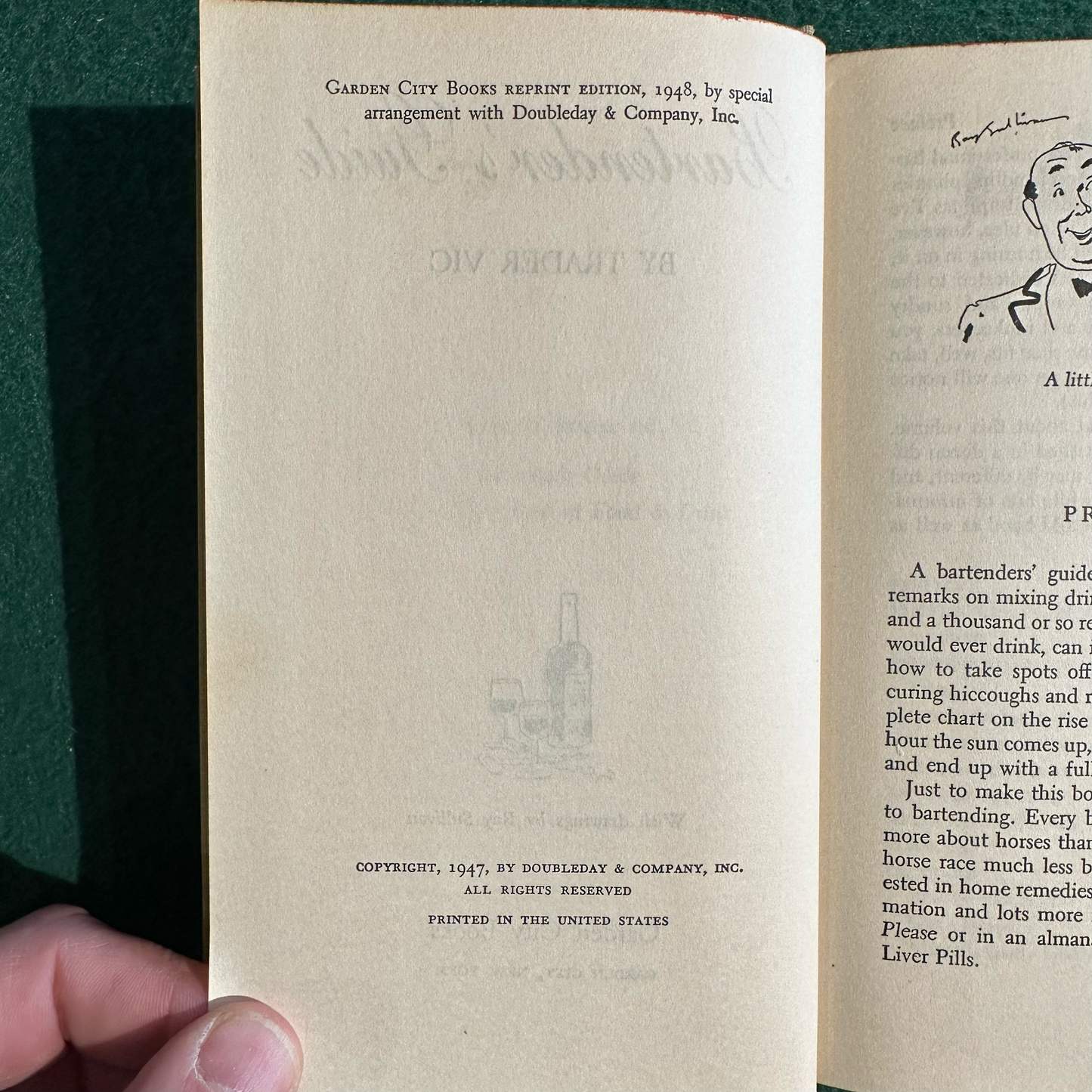 Vintage Cocktail Hardback: Bartender's Guide by Trader Vic