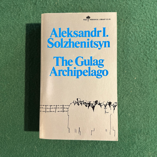 Vintage Non-Fiction Paperback: Aleksandr I Solzhenitsyn - The Gulag Archipelago FIRST EDITION