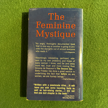 Vintage Fiction Paperback: Betty Friedan - The Feminine Mystique FIRST PRINTING