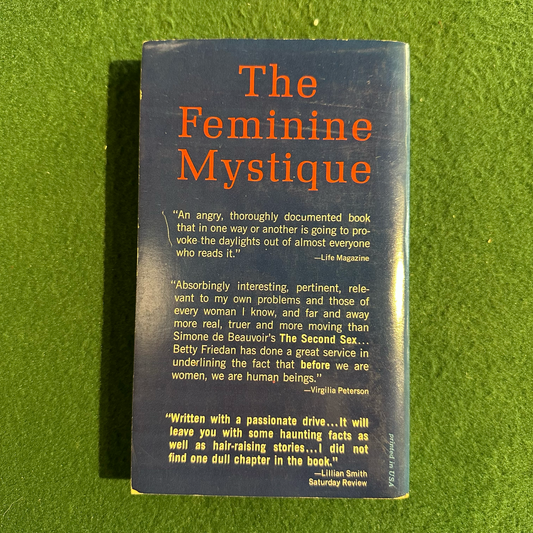 Vintage Fiction Paperback: Betty Friedan - The Feminine Mystique FIRST PRINTING