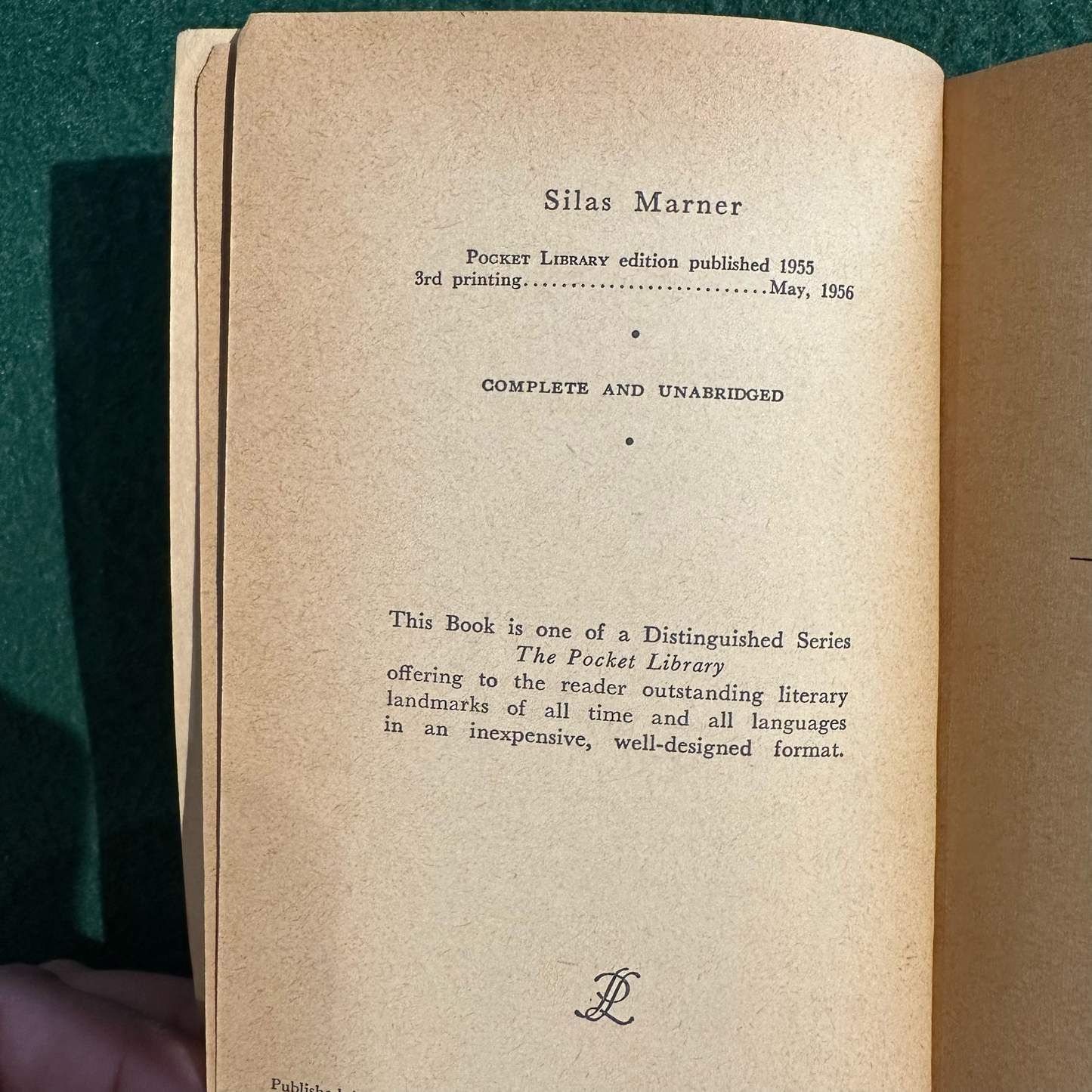 Vintage Fiction Paperback: George Eliot - Silas Marner