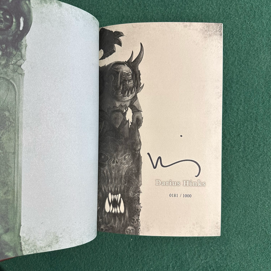 Sci-fi Hardback: Darius Hinks - Warhammer, Age of Sigmar: Dominion SIGNED LIMITED EDITION