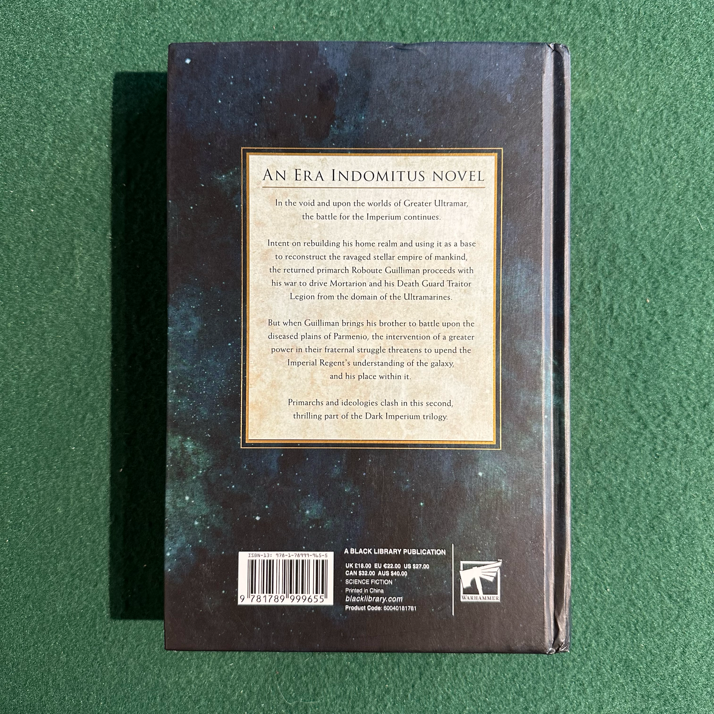 Sci-fi Hardback: Guy Haley - Warhammer 40k: Dark Imperium Plague War FIRST PRINTING