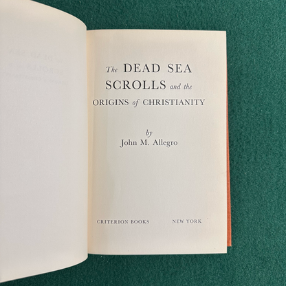 Vintage Non-Fiction Hardback: John M Allegro - The Dead Sea Scrolls