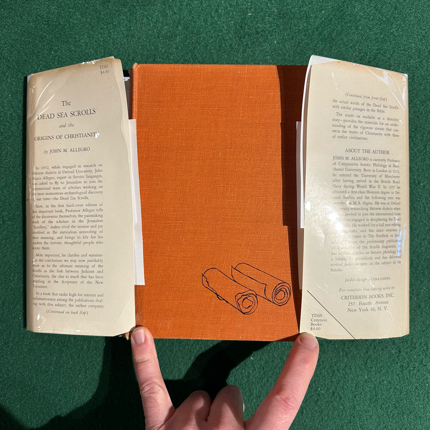 Vintage Non-Fiction Hardback: John M Allegro - The Dead Sea Scrolls