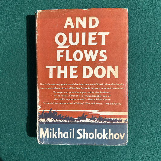 Vintage Fiction Hardback: Mikhail Sholokhov - And Quiet Flows The Don